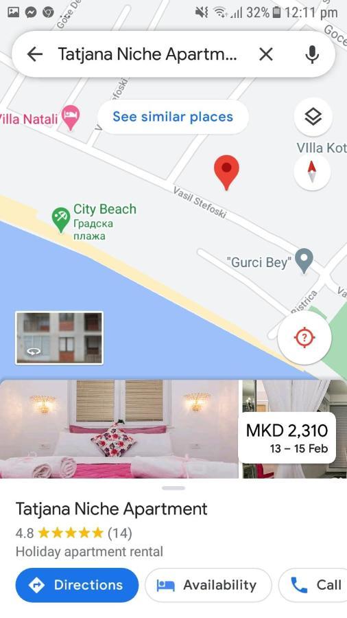Tatjana Niche Apartman Охрид Экстерьер фото